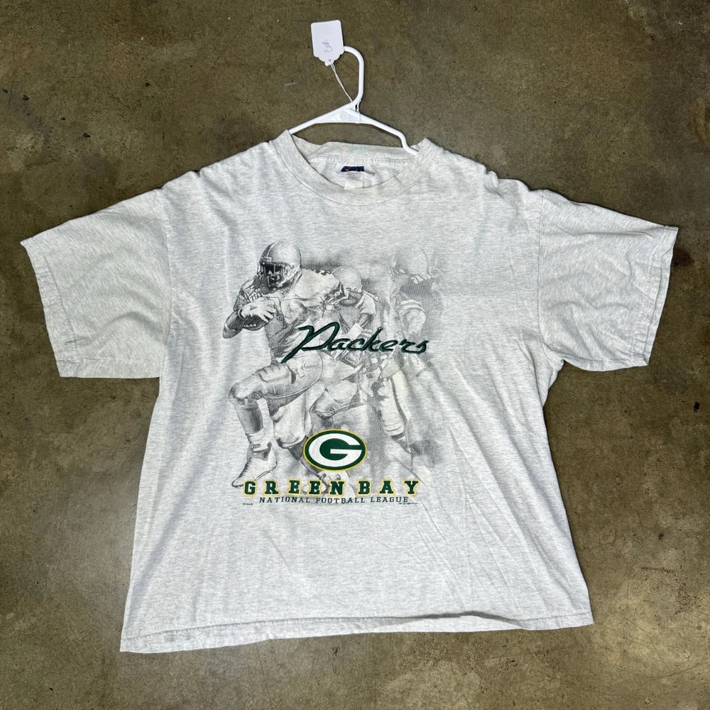 Vintage Green Bay Packers NFL Graphic Tee (Size XL)